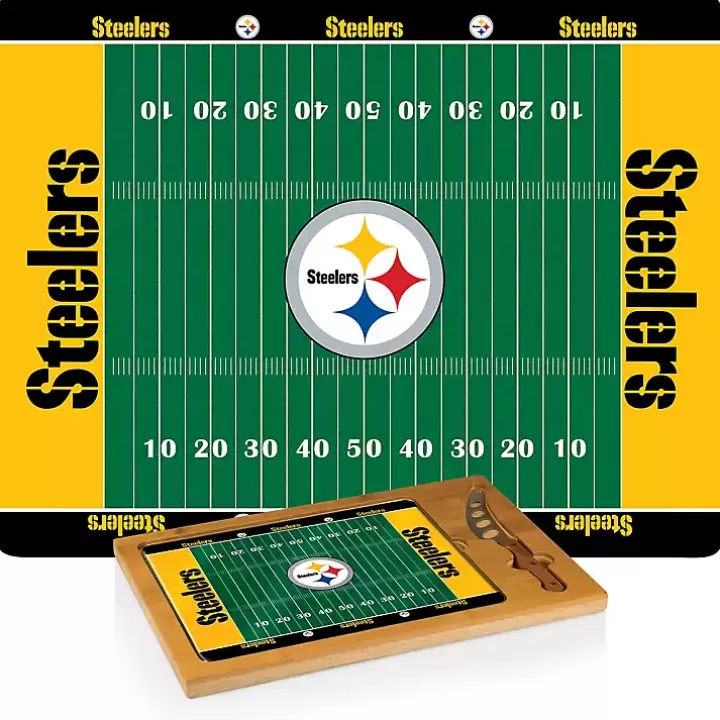 Outlet Pittsburgh Steelers Cutting Board & Knife Set Serving & Entertaining