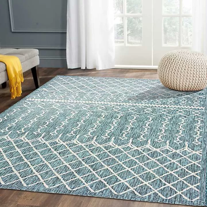 Cheap Placid Portico Sun Shower Outdoor Area Rug, 7x9 Outdoor Rugs