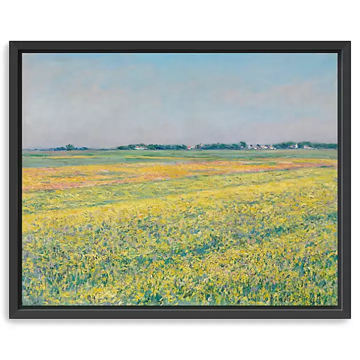 Discount Plain of Gennevilliers Framed Canvas Art Print Canvas Art