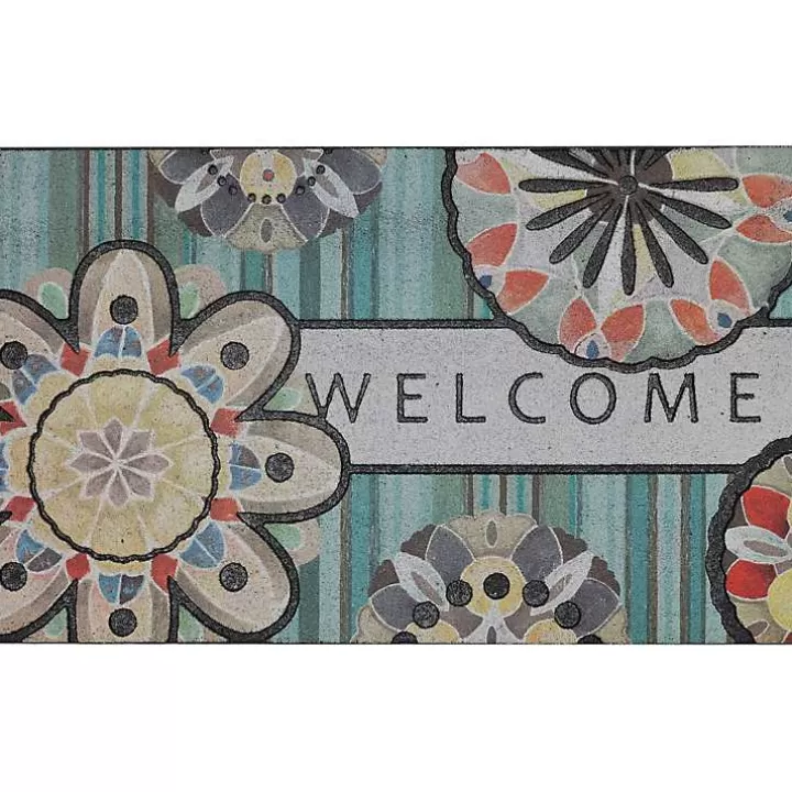 New Playful Medallion Welcome Doormat Doormats