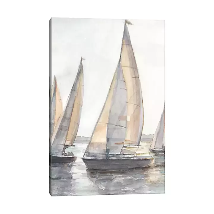 New Plein Air Sailboats Canvas Art Print Canvas Art