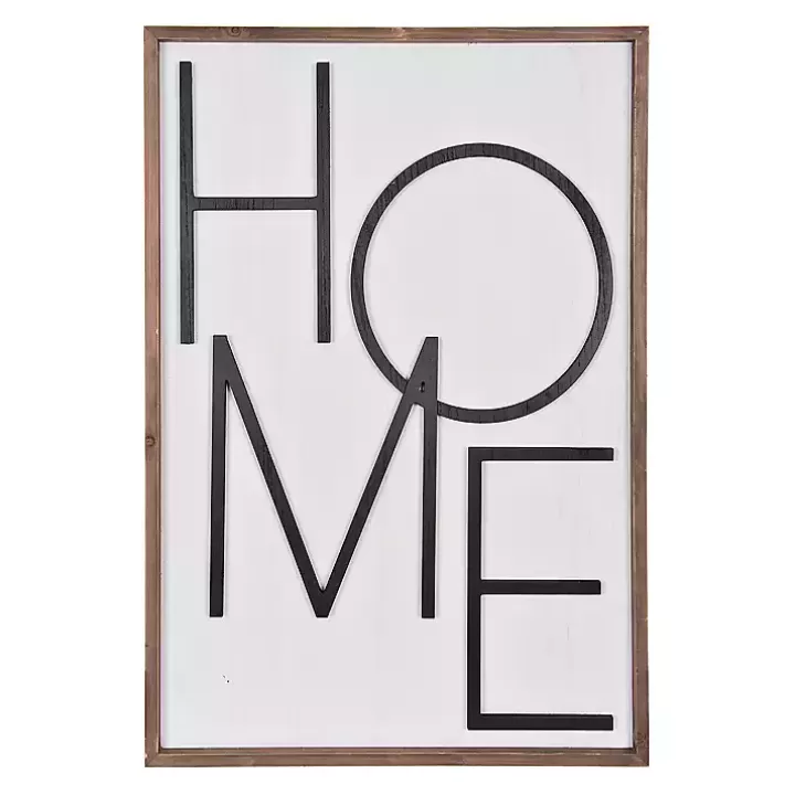 New Popped Letter Home Plaque Wall Quotes & Signs