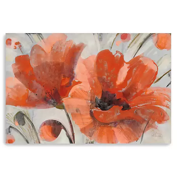 Shop Popping Poppies Canvas Art Print, 48x32 in. Canvas Art