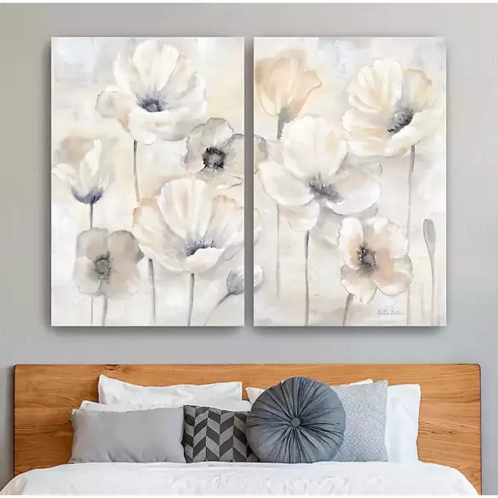 Online Poppy Garden Landscape Canvas Art Prints, 32x48 Canvas Art