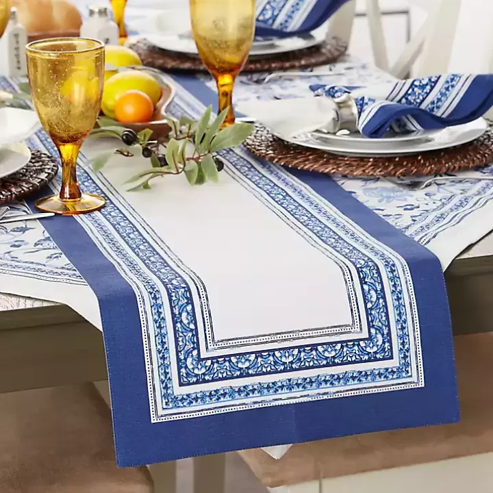 Cheap Porto Stripe Table Runner, 72 in. Table Linens