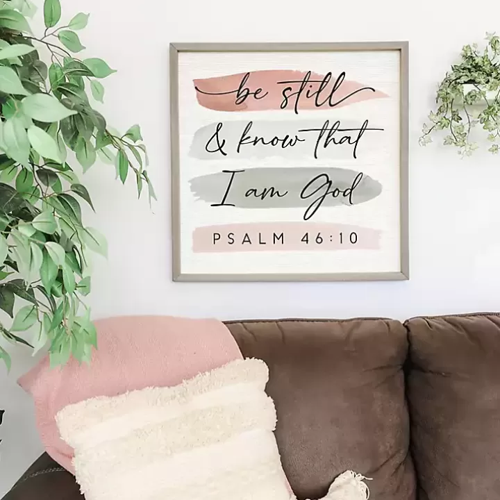 Cheap Psalm 46:10 Wall Plaque Wall Quotes & Signs