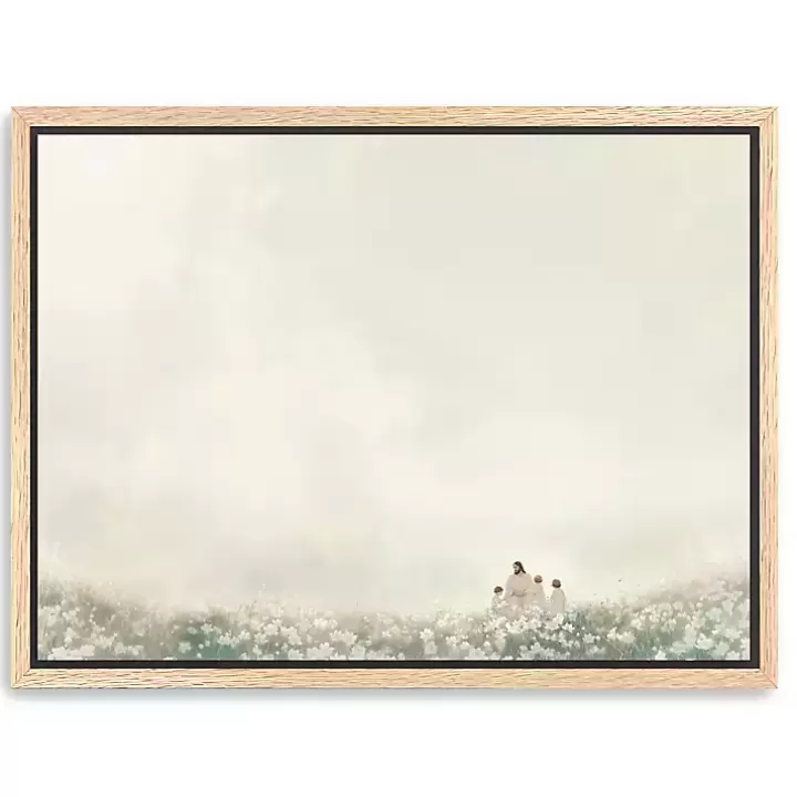 New Pure in Heart Framed Canvas Art Print, 26x34 Canvas Art