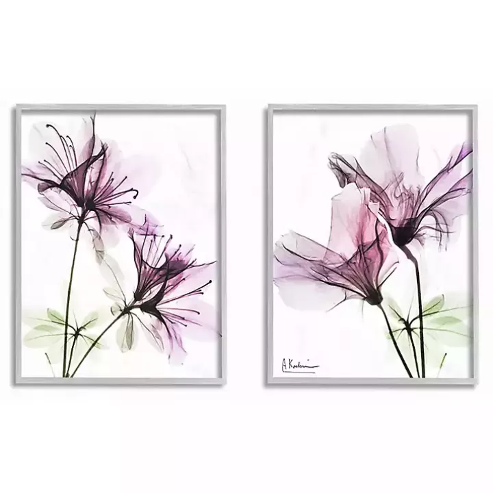 Outlet Blooms Framed Canvas Art Prints, Set of 2 Framed Art