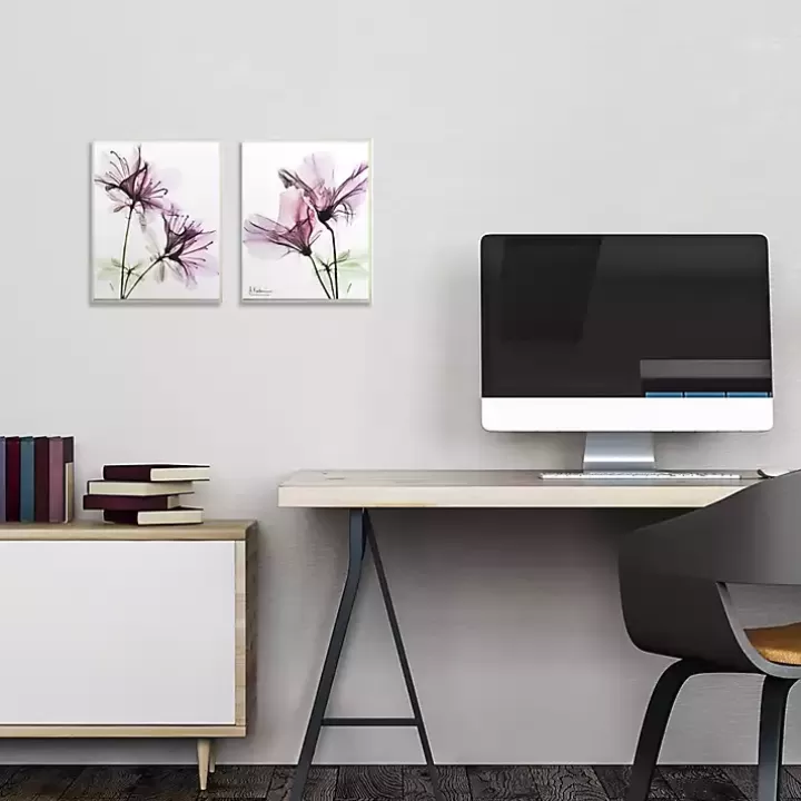 Outlet Blooms Framed Canvas Art Prints, Set of 2 Framed Art