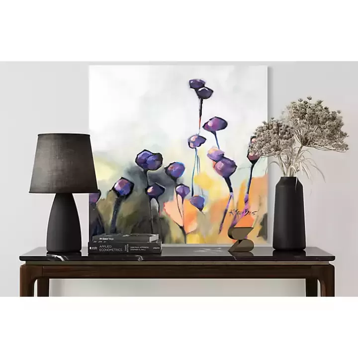 Best Sale Purple Poppy Canvas Art Print Canvas Art