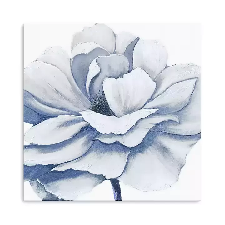 Store Radiant Blue Bloom Canvas Art Print Canvas Art