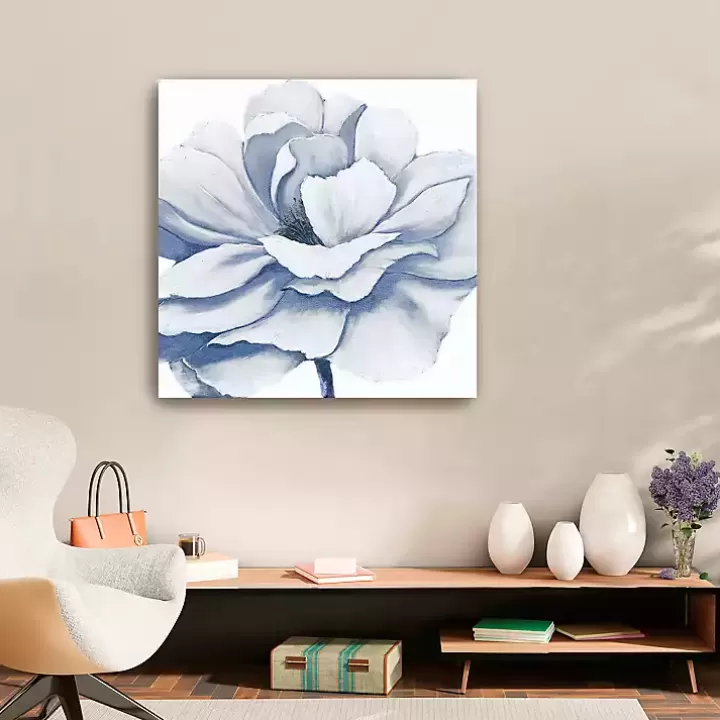 Store Radiant Blue Bloom Canvas Art Print Canvas Art