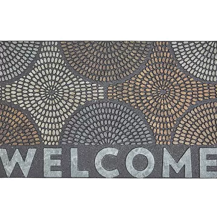 Discount Radiant Color Burst Welcome Doormat Doormats