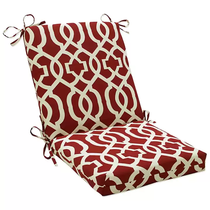 Outlet Red New Geometric Outdoor Chair Cushion Outdoor Cushions & Pillows