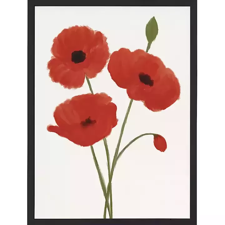 Cheap Red Poppies Framed Art Print Framed Art