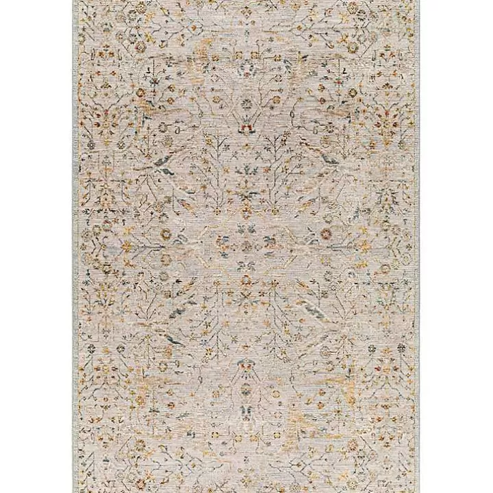 Online Reine Cream Abstract Medallion Area Rug, 5x7 Area Rugs