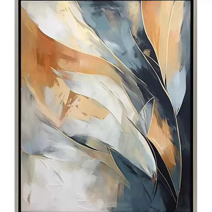 Best Sale Rhythms of Flow II Framed Canvas Art Print Framed Art