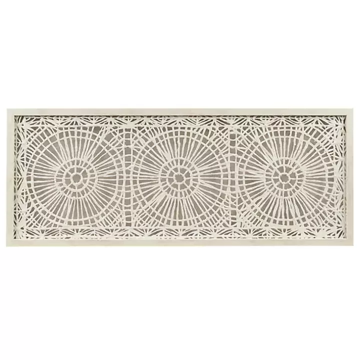 Outlet Rice Paper Henna Medallion Wall Plaque Wall Plaques