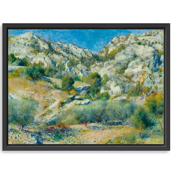 Outlet Rocky Crags at L'Estaque Canvas Art Print, 32x42 Canvas Art