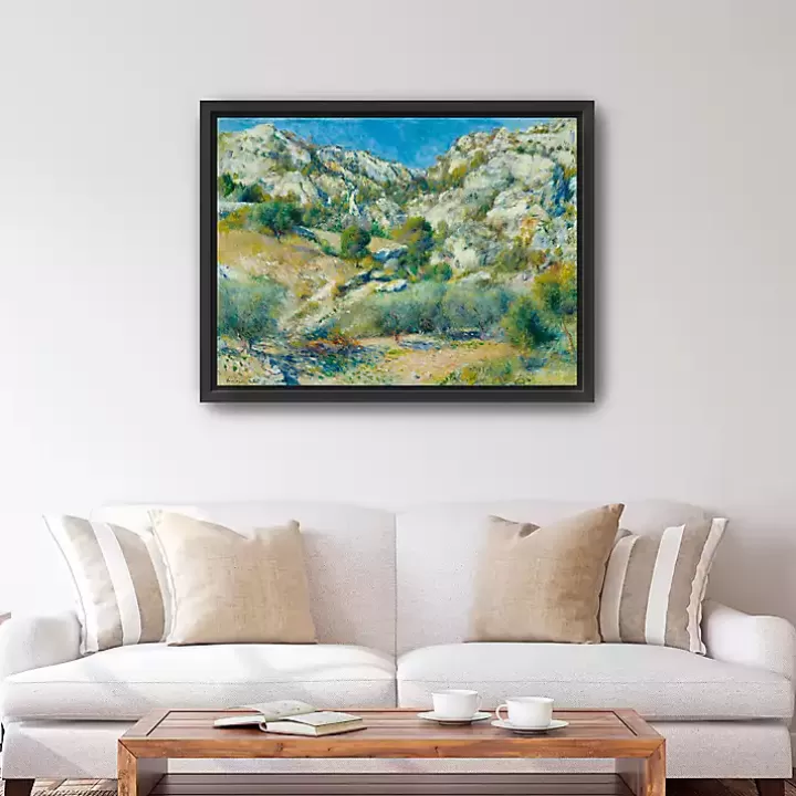 Outlet Rocky Crags at L'Estaque Canvas Art Print, 32x42 Canvas Art