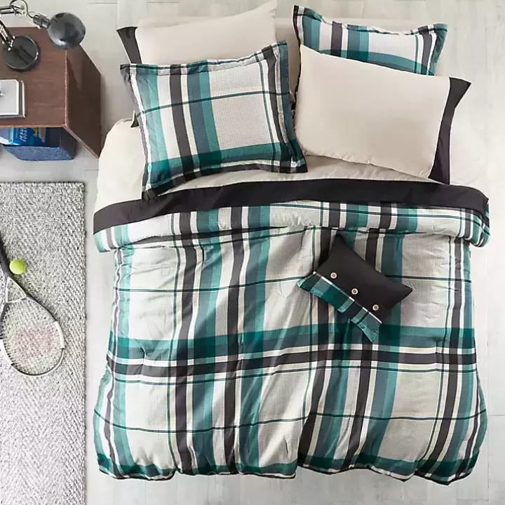 Sale Roger Plaid 9-pc. Full Comforter Set Comforters