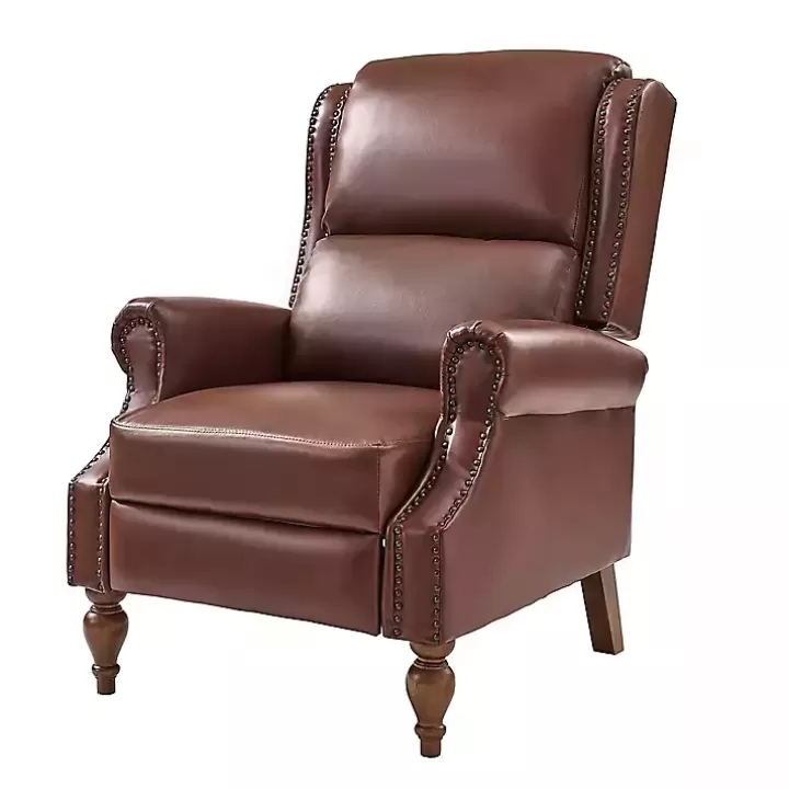 Discount Rosalie Faux Leather Manual Recliner Accent Chairs