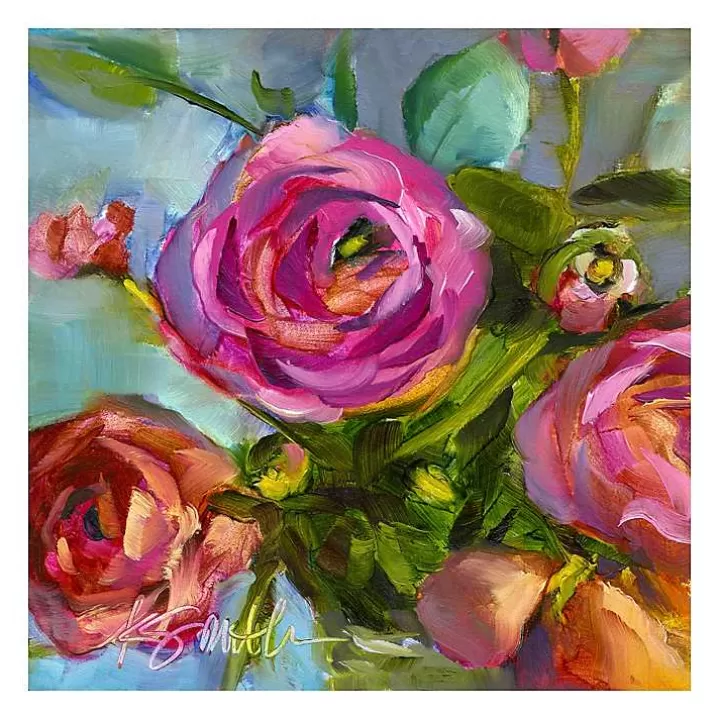 Best Sale Roses Still Life III Canvas Art Print Canvas Art