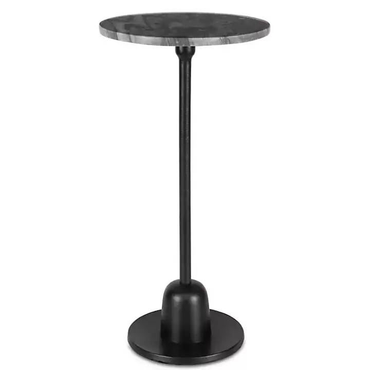 Hot Round Geller Marble Accent Table Accent & End Tables