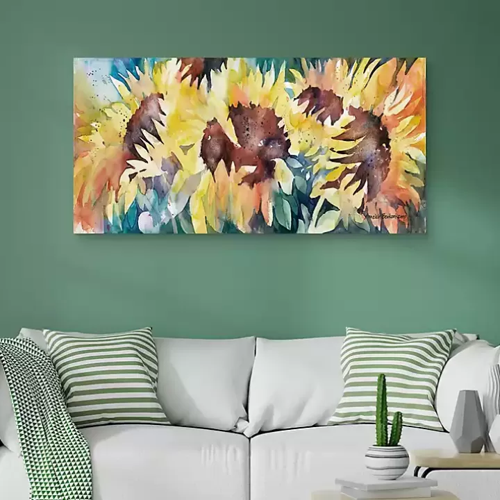 Store Row of Sun Light Canvas Art Print Canvas Art