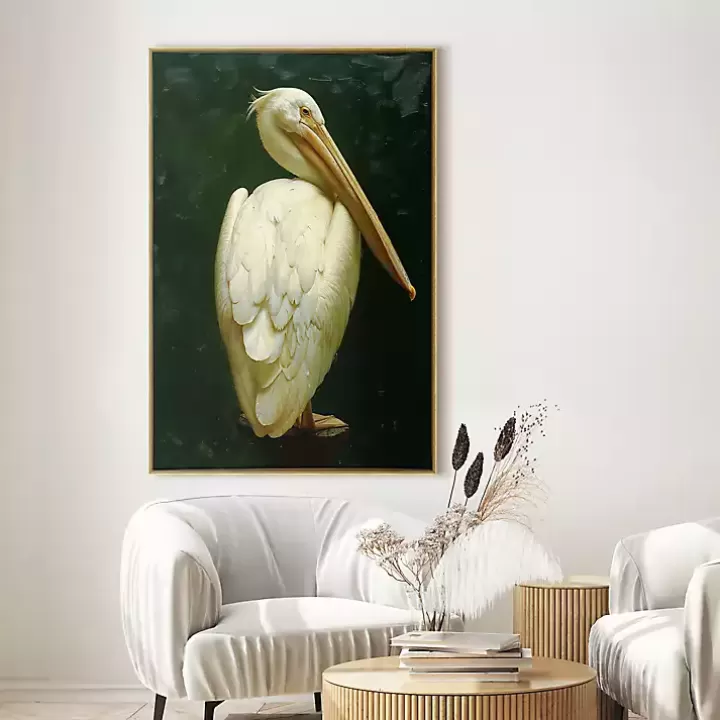 Store Royal Pelican Framed Canvas Art Print Canvas Art