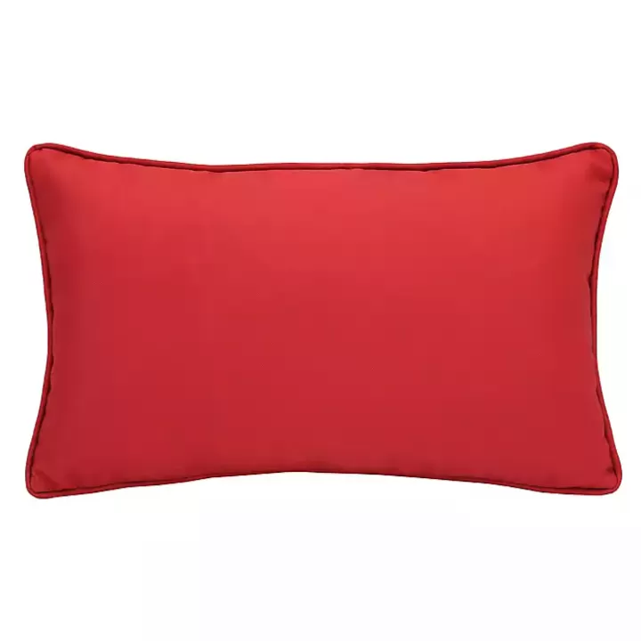 Discount Ruby Outdoor Lumbar Pillow Outdoor Cushions & Pillows