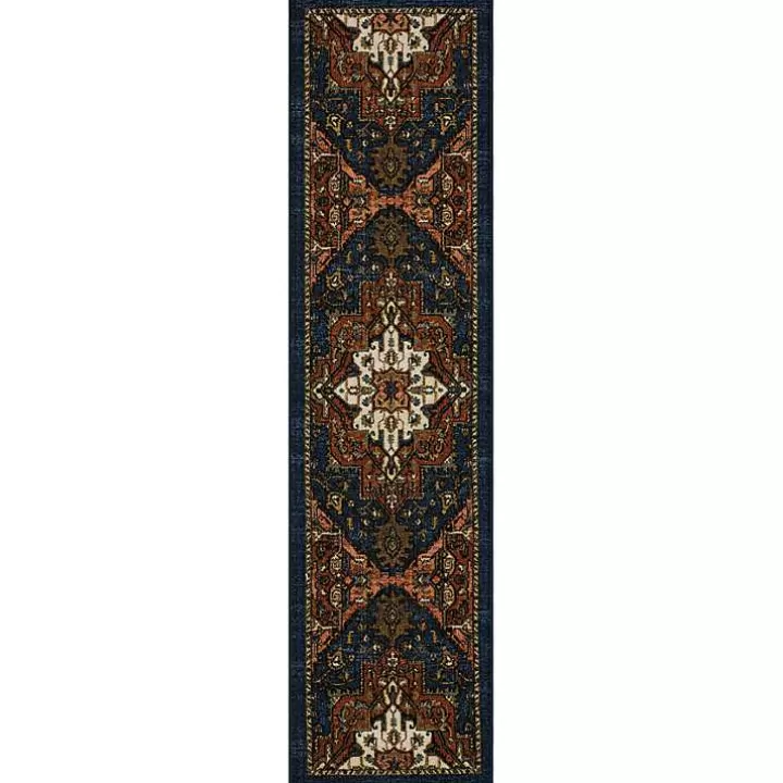 Online Rust Ornamental Runner, 2x8 Area Rugs