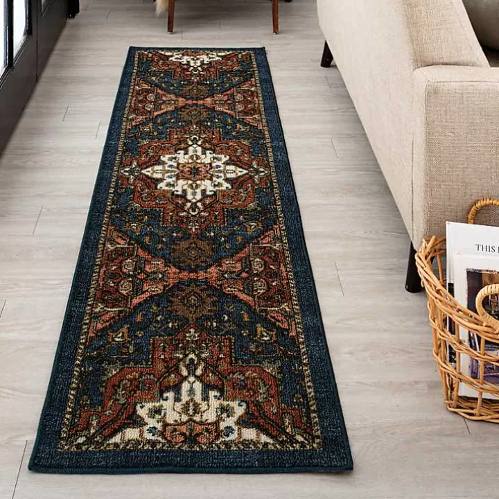 Online Rust Ornamental Runner, 2x8 Area Rugs