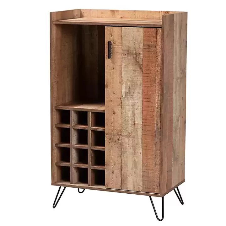 Clearance Rustic Hairpin Wine Cabinet Cabinets & Sideboards