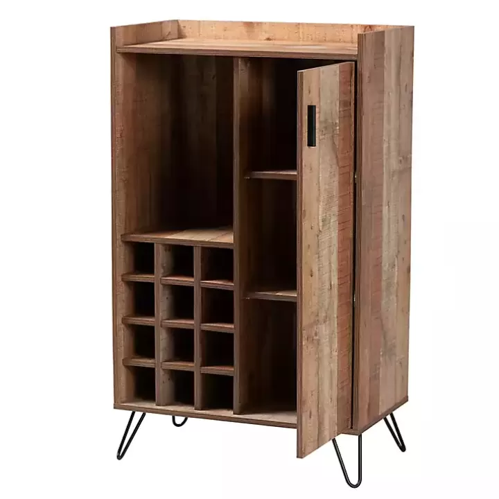 Clearance Rustic Hairpin Wine Cabinet Cabinets & Sideboards