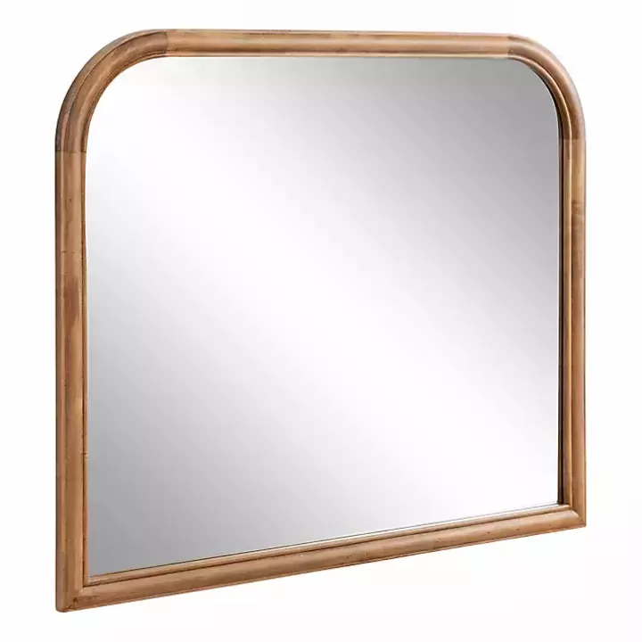 Hot Rustic Brown Wide Arch Wall Mirror Decorative Mirrors