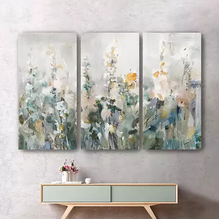 Sale Rustic Garden Canvas Art Prints, Set of 3 Canvas Art