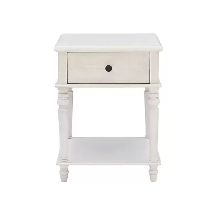 Store Rustic Turned Legs Accent Table Accent & End Tables