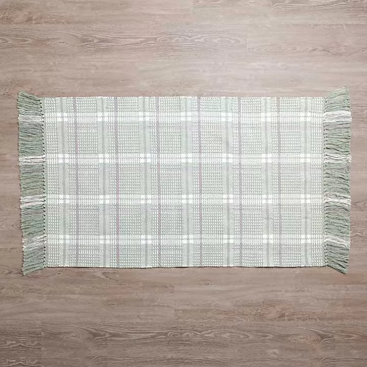 Best Sale Sage Jesse Plaid Scatter Rug Accent Rugs