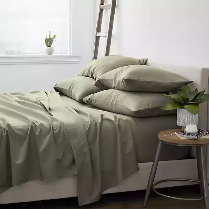 Flash Sale Sage Ultra Soft 6-pc. Full Sheet Set Bed Sheets