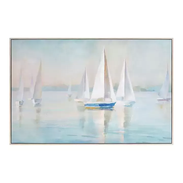 Outlet Sailboat Flotilla Framed Art Print Framed Art