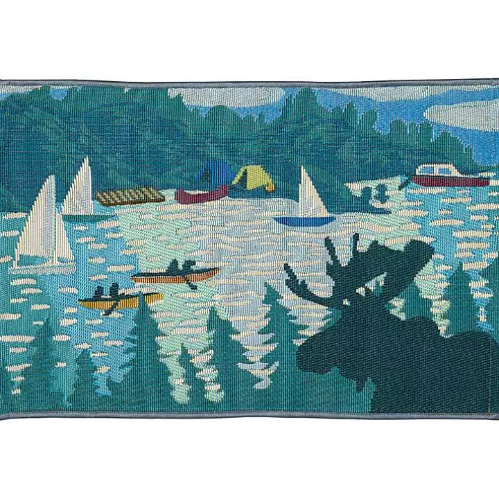 Shop Sailboat Indoor/Outdoor Rug, 2x3 Outdoor Rugs