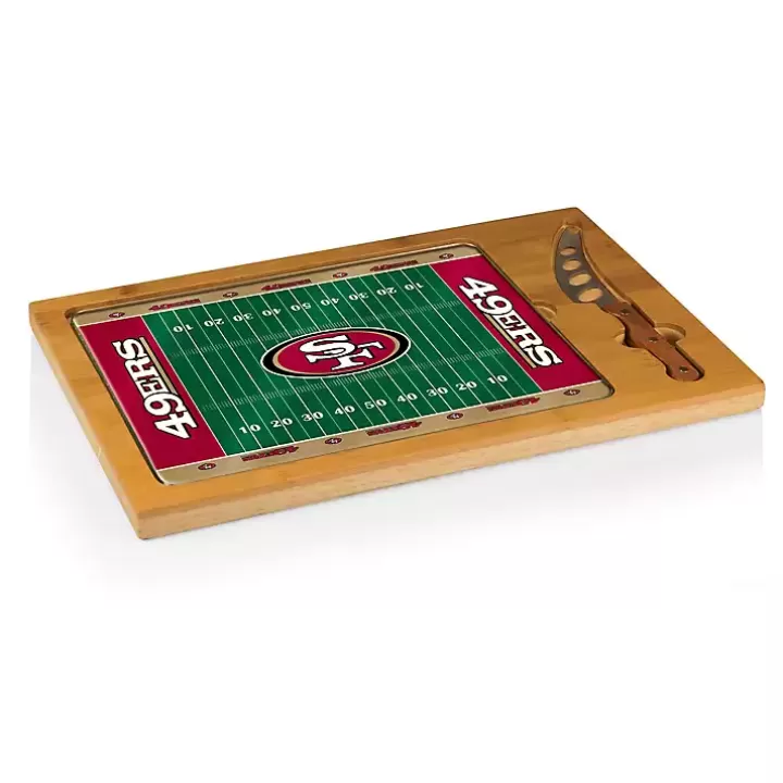 Hot San Francisco 49ers Cutting Board & Knife Set Serving & Entertaining