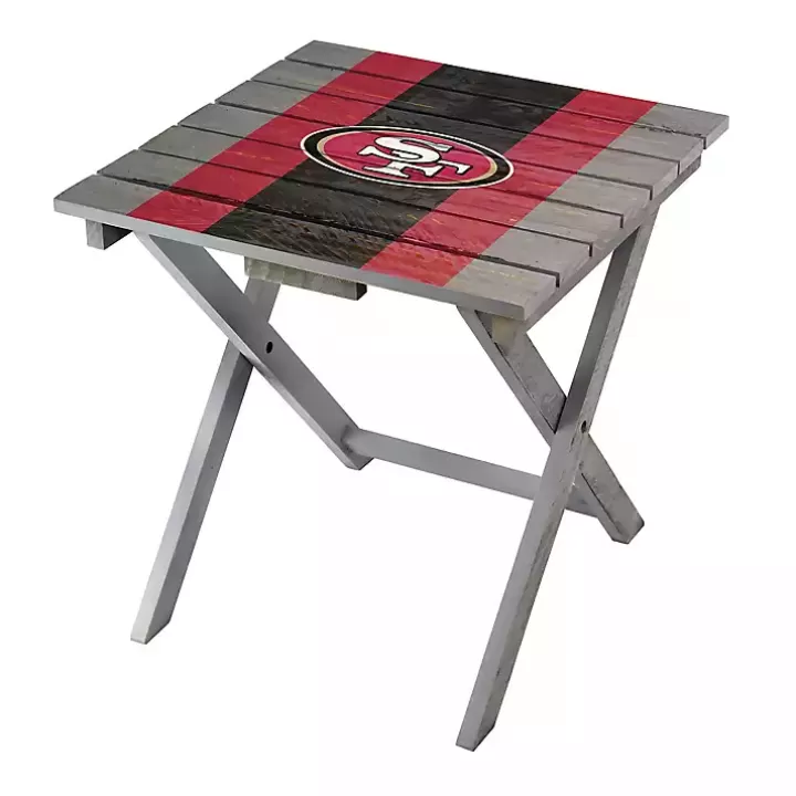 Fashion San Francisco 49ers Folding Outdoor Table Outdoor Tables