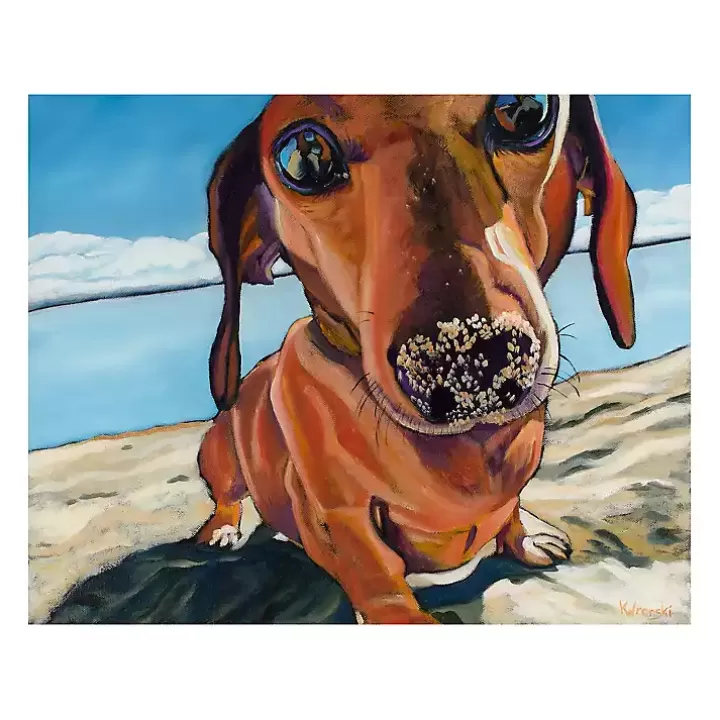 Online Sand Dog Giclee Canvas Art Print Canvas Art