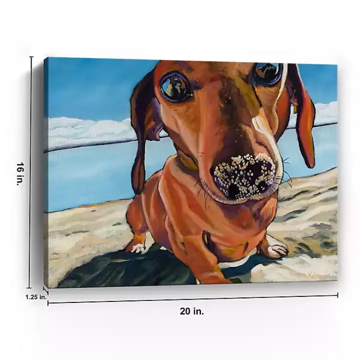 Online Sand Dog Giclee Canvas Art Print Canvas Art