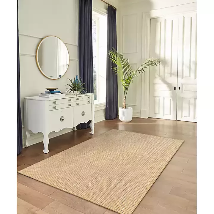 Sale Sand Intertwine Indoor/Outdoor Area Rug, 4x7 Outdoor Rugs