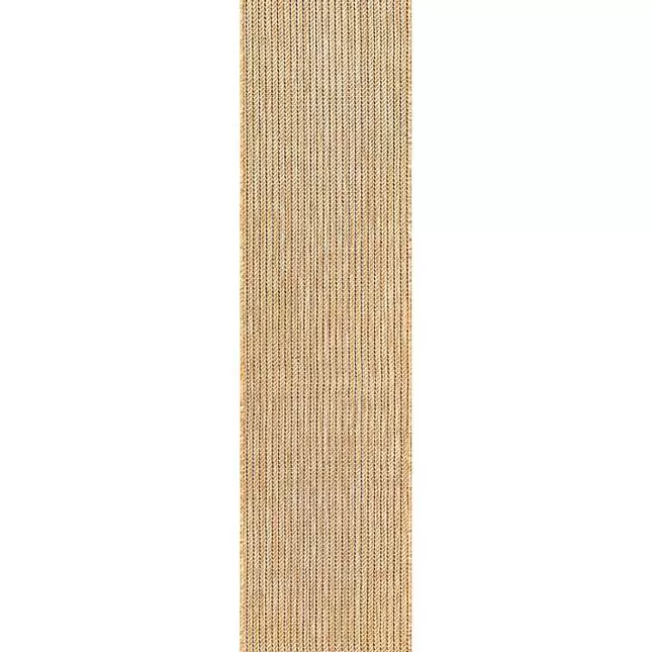 Cheap Sand Intertwine Indoor/Outdoor Runner Outdoor Rugs