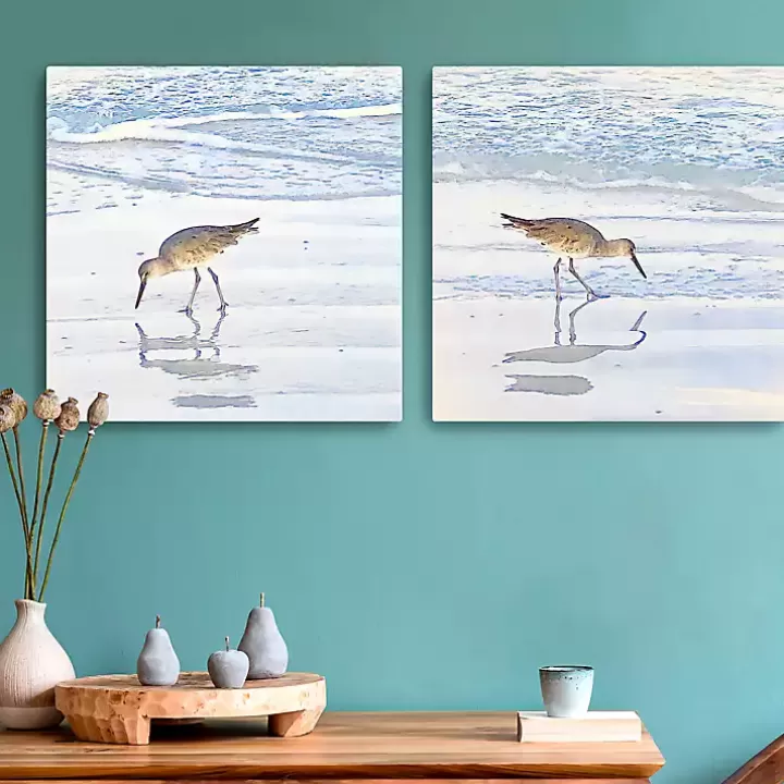 Online Sandpiper Dreams Canvas Art Prints, Set of 2 Canvas Art