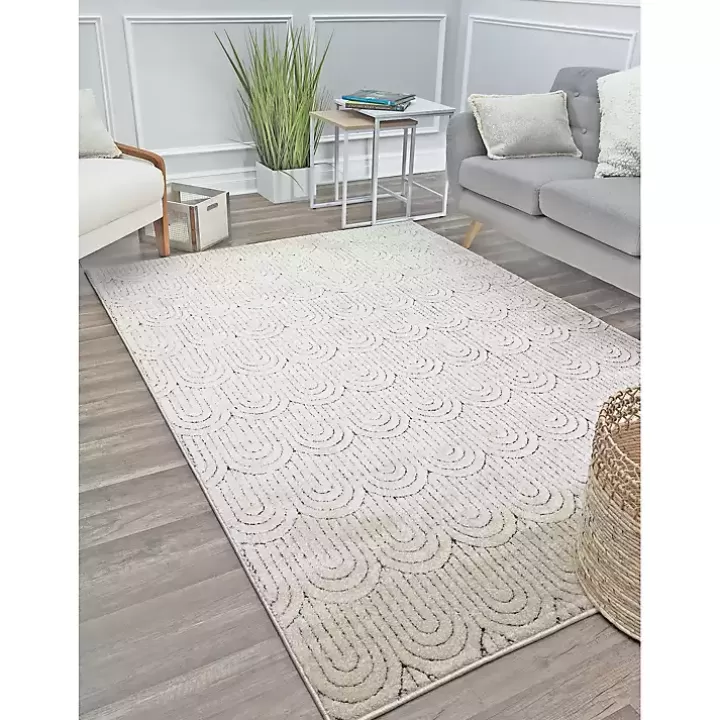 Hot Sandstone Chanai Indoor Area Rug, 5x7 Area Rugs